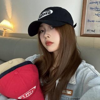 EM 로고 자수 볼캡 남녀공용 코튼 데일리 캐주얼 야구모자 자외선 차단 조절형