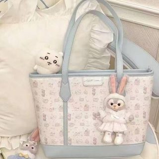 여성 토트백 대용량 PU 숄더백 학생 통학 출근 데일리 가방
