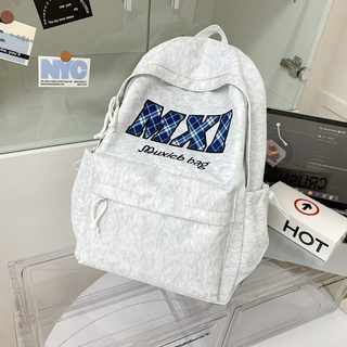 레터링 방수 대용량 백팩 고등학생 대학생 데일리 캐주얼 배낭