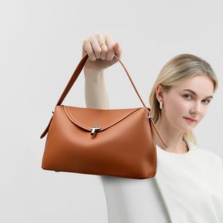 여성 숄더백 크로스백 복고 미니멀枕头型 PU 대용량 데일리 출근가방