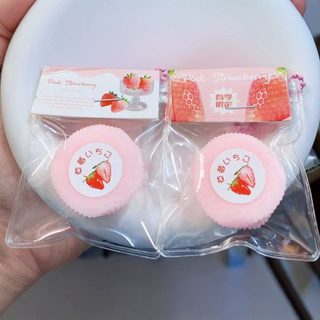 핑크 구아바 쿠키 말랑이 키링 초말랑 TPR 스트레스 해소 촉감 장난감