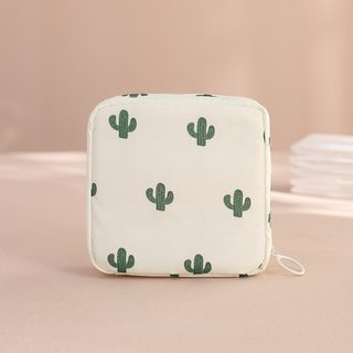 휴대용 생리대 파우치 12×12×4cm 대용량 학생 위생용품 수납 가방