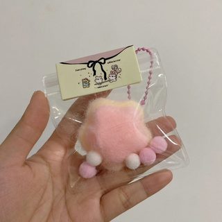 별 모양 말랑이 장난감 초소프트 플로킹 TPR 스트레스 해소 촉감 놀이 걸이 장식