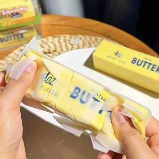 PU 버터바 말랑이 스퀴시 바삭껍질 촉감놀이 스트레스 해소 장난감 14cm 21cm 24cm