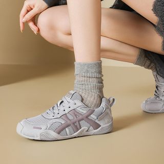 여성 독일군 스니커즈 통기성 메쉬 배색 가벼운 데일리 운동화