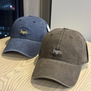 여성 볼캡 자수 짧은챙 캡모자 UV차단 데일리 캐주얼 조절형