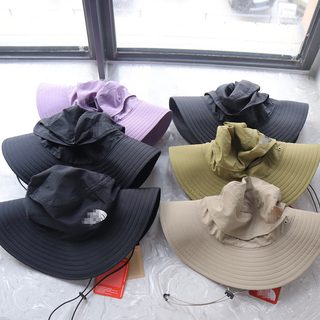 여름 아웃도어 등산 낚시용 통기성 빠른건조 자외선차단 넓은챙 버킷햇