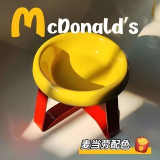 UFO 반려동물 높이형 식기 거치대 세트 고양이 강아지 목 부담 완화 넘어짐 방지 밥물그릇