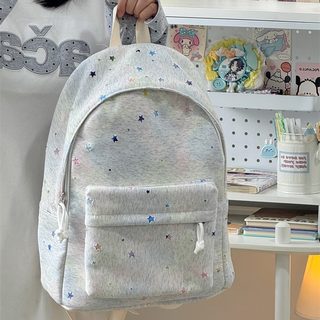 여성 학생 책가방 대용량 별무늬 백팩 고등학생 일본풍 데일리 학교 가방