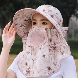 여성 자외선차단 와이드챙 썬캡 여름 등산 낚시 농사 야외용 통풍 햇빛가리개 모자