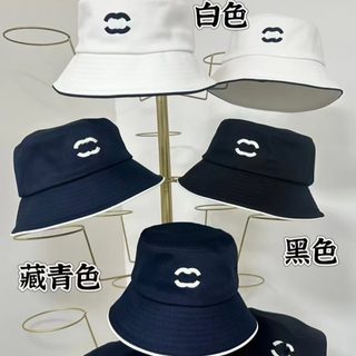 여성 여름 자수 버킷햇 린넨감 통기성 UV차단 넓은챙 벙거지 모자 데일리 여행용