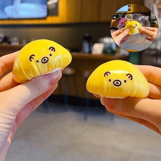 잭프루트 곰돌이 말랑이 스퀴시 키링 식품용 실리콘 스트레스 해소 장난감