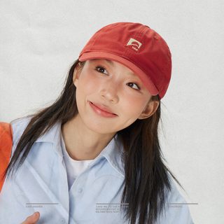 여성 남녀공용 레터링 자수 야구모자 봄여름 자외선 차단 휘어진 챙 캡모자