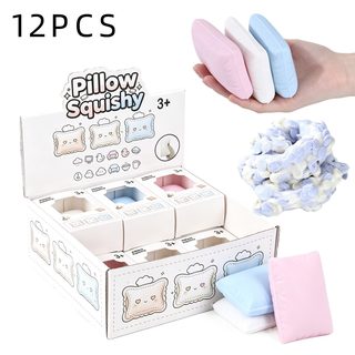 TPR 블록 클레이 베개 말랑이 느린 복원 스트레스 해소 촉감 장난감