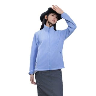 秋冬新款摇粒绒外套女加绒加厚高级感休闲开衫抓绒衣内胆冲锋衣男