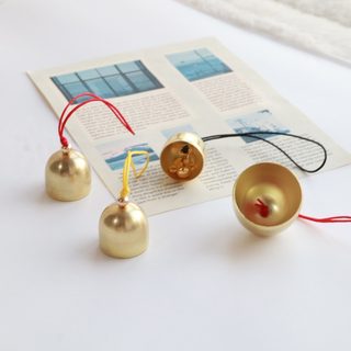 2cm 미니 금속 풍경 DIY 크리스마스 종 도어벨 사찰 기도 장식 방울