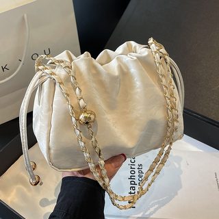 여성 PU 미니 버킷백 체인 숄더백 크로스백 데일리 출근 가방
