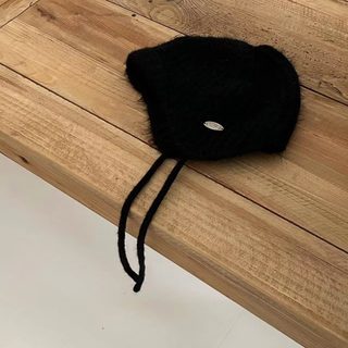 여성 겨울 니트 귀달이 모자 방풍 보온 라운드핏 복고풍 털모자