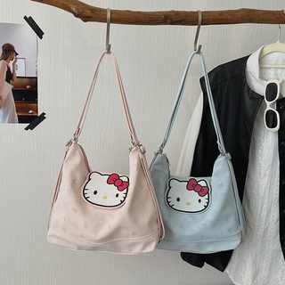 헬로키티 대용량 토트백 겸 숄더백 백팩 PU 캐주얼 데일리 가방