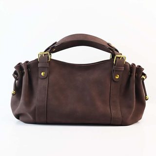 플리츠 만두 토트백 여성 PU 가죽 미디엄 데일리 핸드백 40x14x25cm