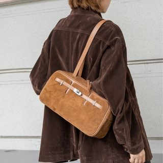 천연가죽 보스턴백 샌딩 소가죽 빈티지 토트백 직장인 출근 숄더백