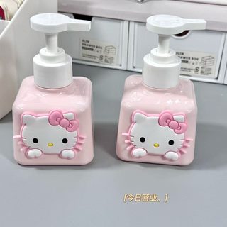 핑크 고양이 펌프 공병 PP 샴푸 바디워시 로션 리필 디스펜서