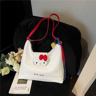 헬로키티 대용량 토트백 여성 숄더백 통근용 캐주얼 사각 가방