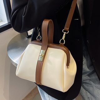 프렌치 빈티지 여성 미니 PU 숄더백 크로스백 토트백