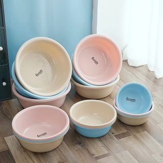 두꺼운 플라스틱 세숫대야 다용도 빨래대야 족욕 대야 23~39.5cm