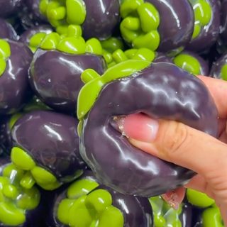 망고스틴 블록 말랑이 저속복원 삑삑이 스트레스 해소 촉감 장난감