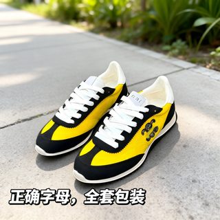 아크방 원형 배색 아르간슈즈 여성 로우탑 레이스업 캐주얼 스니커즈