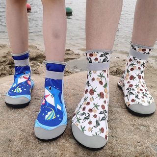 아동 아쿠아슈즈 키즈 워터슈즈 미끄럼방지 소프트솔 하이탑 벨크로 물놀이 신발