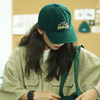 ACE.F 남녀공용 자수 볼캡 사계절 햇빛가림 소프트탑 조절형 야구모자