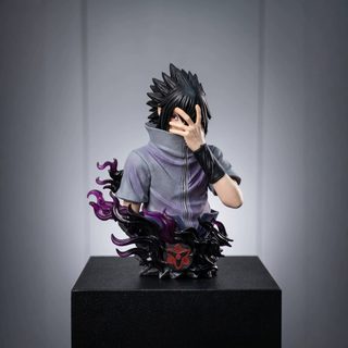 나루토 사스케 반신상 피규어 PVC 14cm 애니메이션 장식품