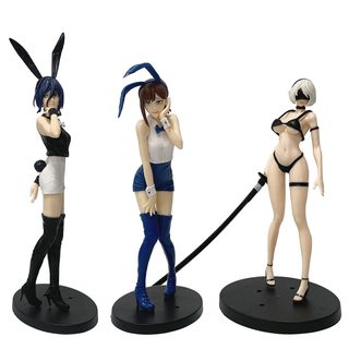 체인소맨 레제 하야카와 코베니 2B 수영복 버니걸 피규어 애니 굿즈 PVC