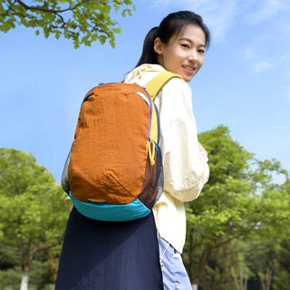 도파민 컬러 미니 백팩 남녀공용 방수 나일론 학생 통학 출퇴근 여행용 경량 배낭