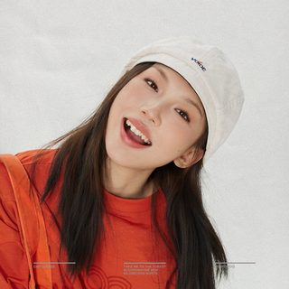 ACE.F 일본풍 오리지널 코튼 베레모 남녀공용 봄여름 무챙 화가모자 56-58cm