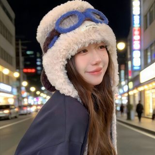 겨울 방한 귀달이 비행사 모자 털안감 니트 레이펑햇