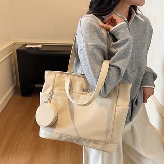 2026 신상 여성 숄더 토트백 데일리 대용량 나일론 가방 가벼운 출근용 손잡이백