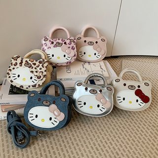 2026 봄신상 KT 얼굴 미니 핸드백 크로스백 아동 친자 패션 손잡이 가방