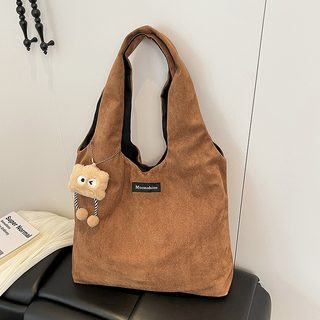 여성 스웨이드 빅 토트백 33 7 30cm 빈티지 출근룩 숄더 겨드랑이 가방