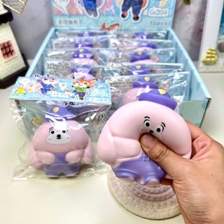 토끼 경찰관 TPR 말랑이 촉감 장난감 학생용 스트레스 해소 스퀴시