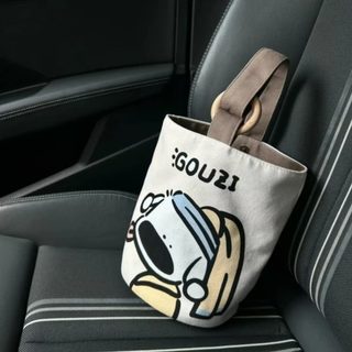 직장인 휴대용 캔버스 버킷백 여성 미니 토트백 도시락 손가방 외출 보조가방