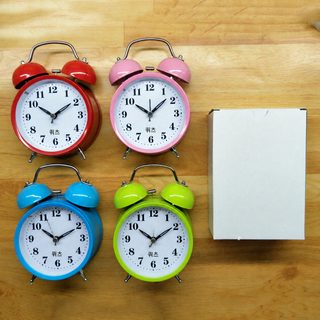 4.5인치 디지털 알람 시계 침실 장식 학생용 맞춤 음악 음성 탁상시계