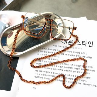 빈티지 아크릴 안경줄 안경 체인 호피무늬 안경 장식 스트랩