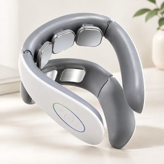 USB 전동 목 어깨 마사지기 경추 EMS 온열 다단계 목안마기