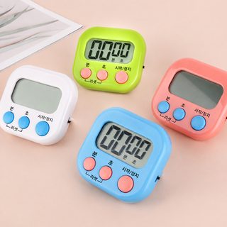창의 대형 스크린 타이머 알람 학생 스톱워치 다기능 주방 카운트다운 베이킹 전자 타이머