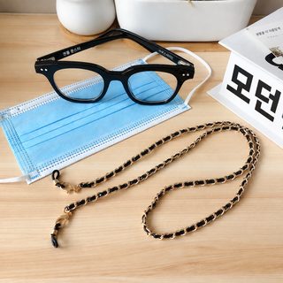 남녀공용 16mm 랍스터 고리 PU 메탈 안경줄 선글라스 체인 스트랩