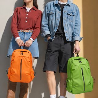 남녀 캔디색 피막 백팩 캐주얼 백팩 패션 대용량 여행가방 책가방 도매정