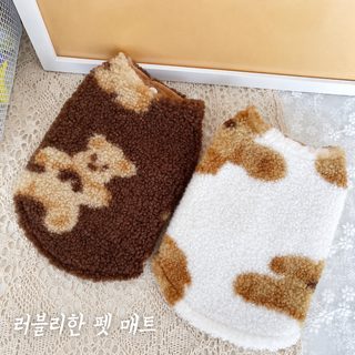 가을과 겨울 신상 조끼 맨투맨 베이스 세트 기모 가후 테디 비숑 시나리보